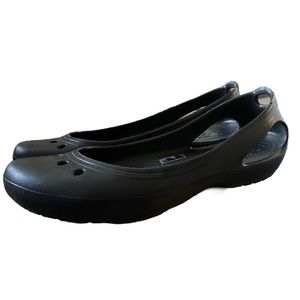 Crocs Kadee Women's Slip On Comfort Flat Black Size 9